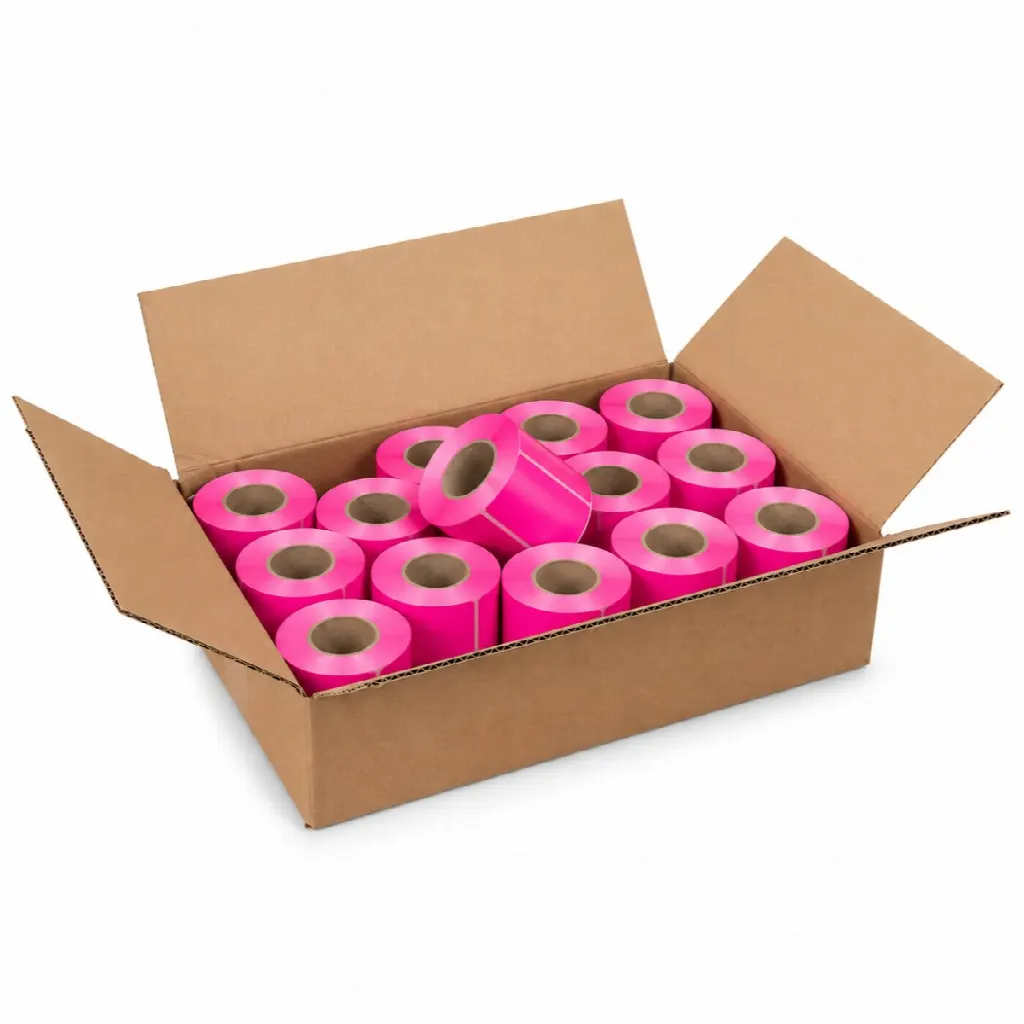 CoatCheck Bagagelabels, 14x 160 tickets, roze