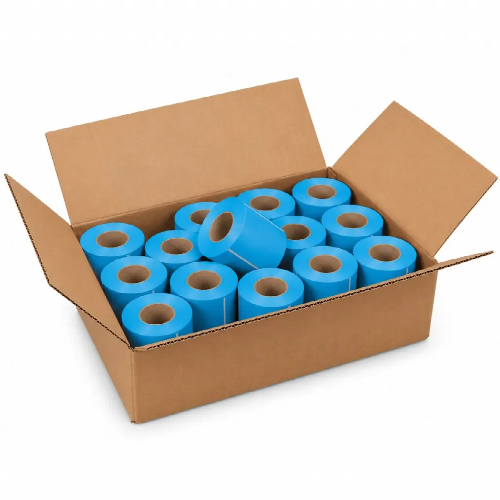 CoatCheck Bagagelabels, 14x 160 tickets, blauw