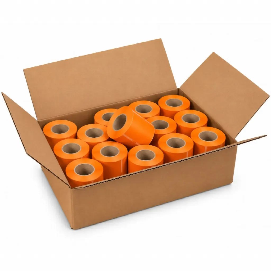 CoatCheck Bagagelabels, 14x 160 tickets, oranje