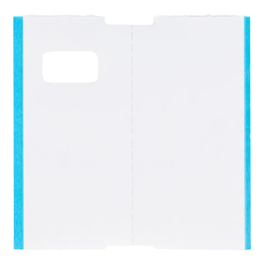 Coatcheck garderobe tickets, 14 rollen x 325 tickets, wit met blauwe rand