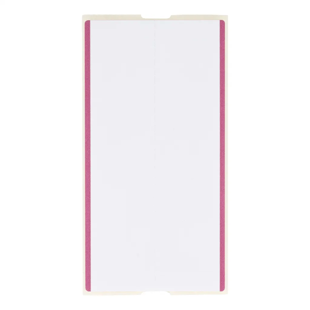 CoatCheck Bagagelabels, 14x 160 tickets, wit/paars