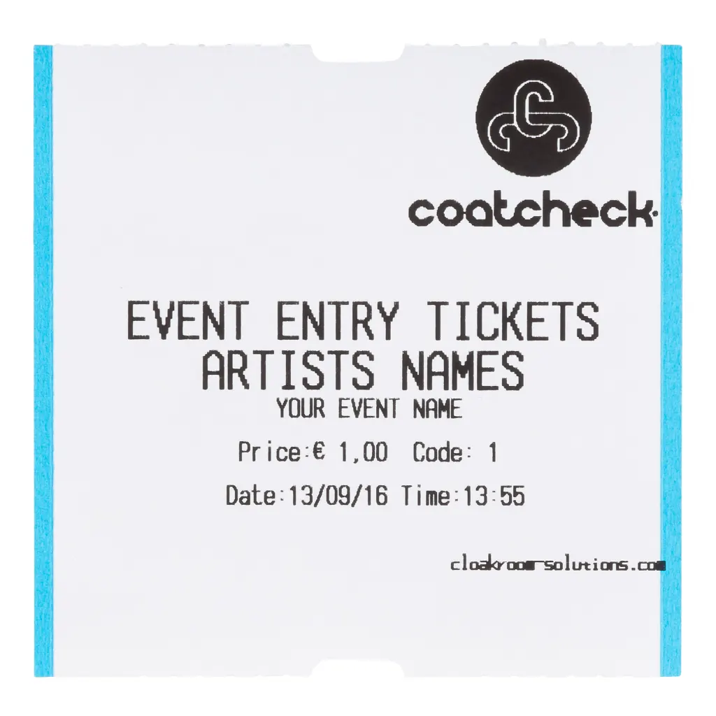 CoatCheck+ Ticket Printer with Keyboard