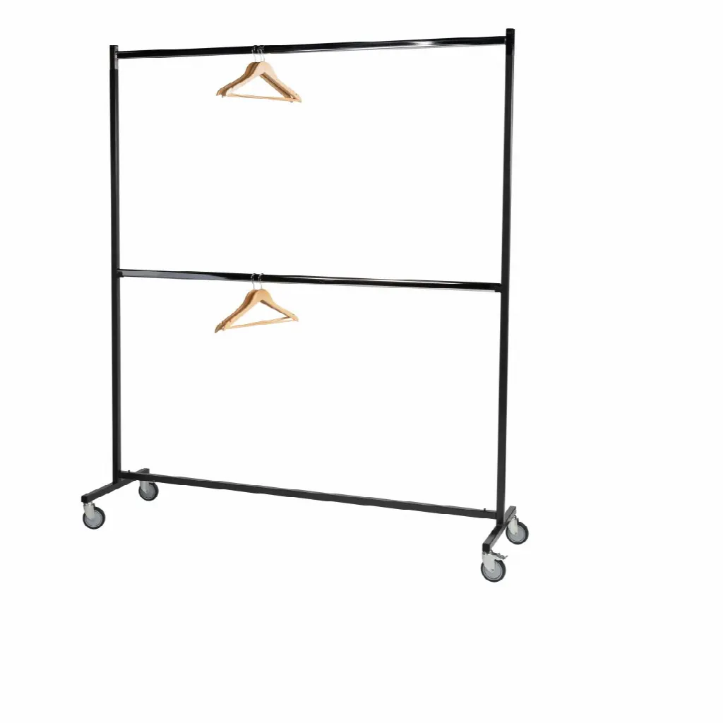 Mobile coat rail, twin level, best-quality