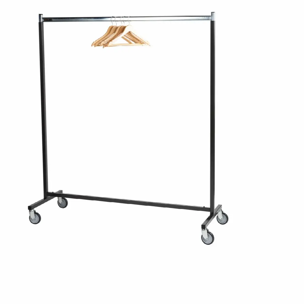 Narrow single coat rack