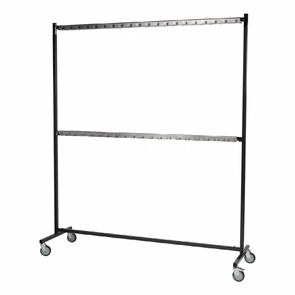 Extension with hooks for coat racks