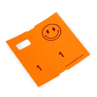 1000 voorgedrukte garderobenummers, neon rood/oranje
