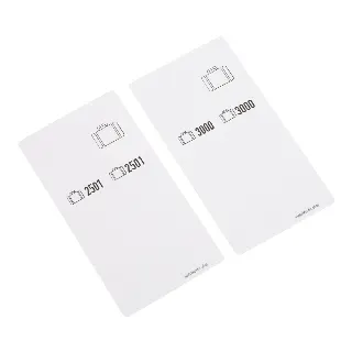 500 Bagagelabels zelfklevend, voorgeprint, serie 2501-3000