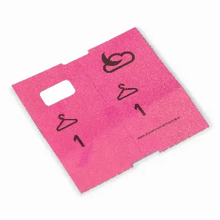 1000 voorgedrukte garderobenummers, roze